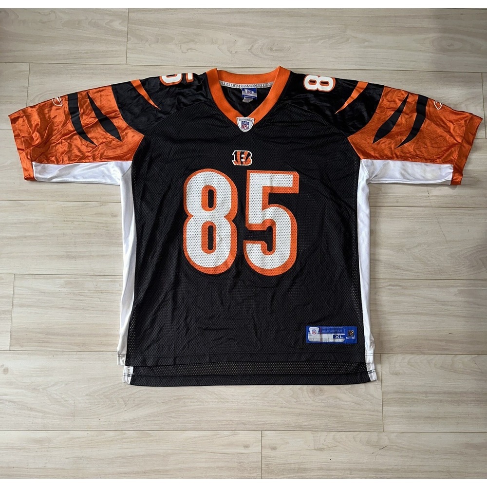 REEBOK NFL Cincinnati Bengals Jersey #85 C Johnson OchoCinco Size XL